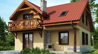 A tetőtérrel ellátott szénsavas beton háza, az építési és üzemeltetési előnyök, különösen az elrendezés