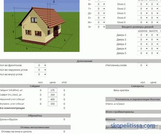 A ház mellékvágányának kiszámítása: anyagok és árak számológépe
