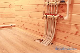 Hogyan készítsünk fűtött padlót egy faházban: az eszköz és a telepítés lehetőségei