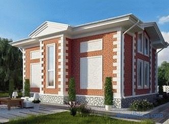 150 méteres házak és 150 m 2 -ig terjedő házak projektjei. m Oroszországban