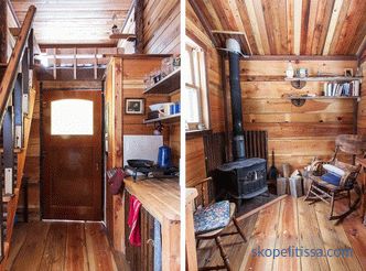 A kabinok háza - hogyan kell szervezni, példák és fényképek