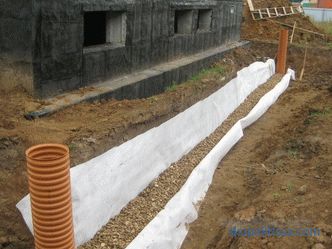 Kerti vízelvezetés: típusok és építési technológia