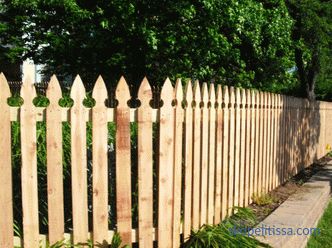 Fa kerítés - fő típusok