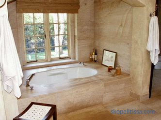 A saját fürdőszobában kialakított ablak ablak, projektek vidéki házakban, modern ötletek, fotók